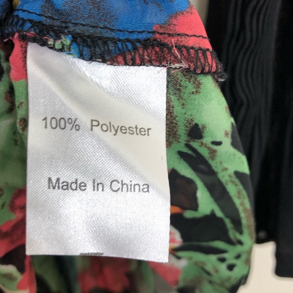 Alison Sheri Pleated Floral Sequinned Blouse Sz M - Picture 8 of 8